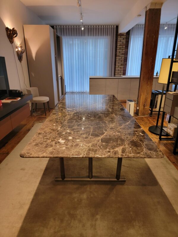 Potocco Pipe Marble Dining Table
